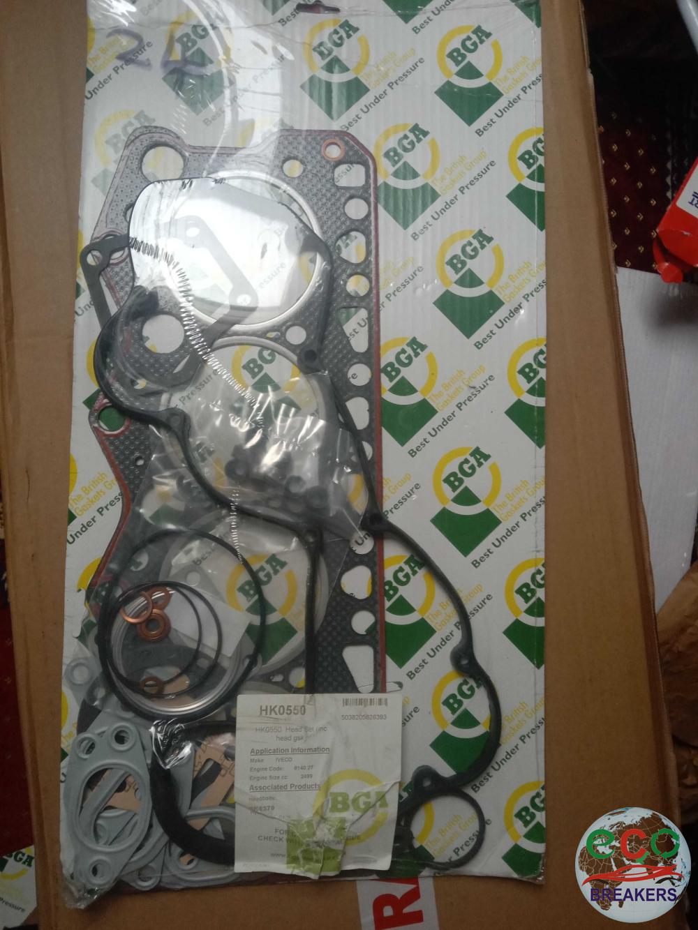 Ford Ducato Motorhome MK2 MWB 230 84bhp N Reg Head Gasket Set 2.5 2499 cc Diesel 8140.67 5 Speed Manual Bus