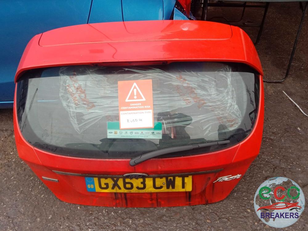 Ford Fiesta MK7 DXXG ZETEC EURO 5 63 REG 98.6bph Tailgate Bootlid Bare 1.0 i 0998 cc Petrol SFJA 5 Speed Manual 5 Door Hatchback