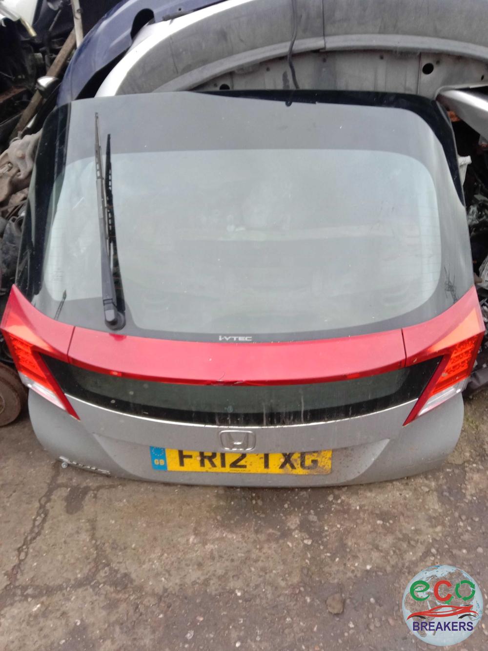 Honda Civic MK9 FK17 I-VTEC SE CU00 12 REG 98bph Tailgate Bootlid Bare 1.3 i 1339 cc Petrol L13Z4 6 Speed Manual 5 Door Hatchback