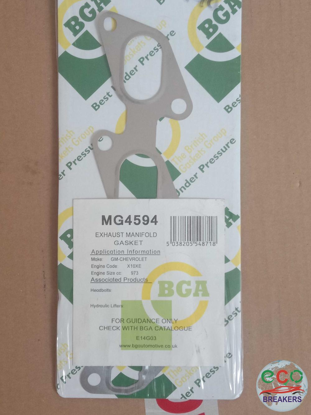 Opel Vauxhall Corsa B MK1 S93 Exhaust Manifold Gasket 1.0 i 973 cc Petrol X10XE X 10 XE Manual Hatchback