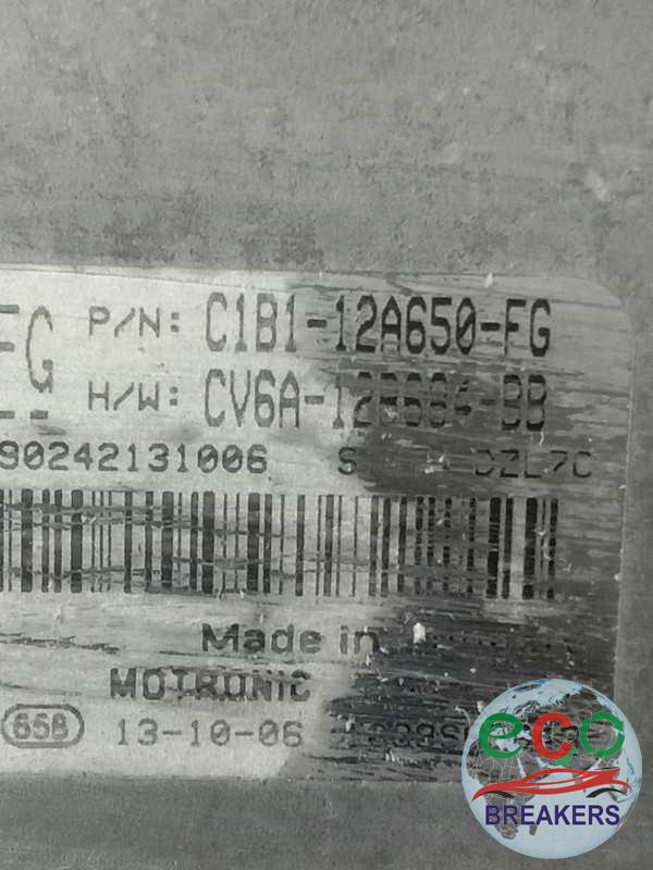 Ford Fiesta MK7 B299 TITANIUM 15 REG 123.3bph DXXGA Engine Control Unit Ecu 1.0 i 0998 cc Petrol M1JH 5 Speed Manual 5 Door Hatchback