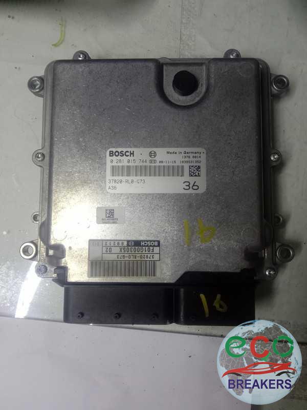 Honda Accord MK8 I-DTEC EX 9C231 09 REG 148bph Engine Control Unit Ecu 2.2 i 2199 cc Diesel N22B1 5 Speed Automatic 5 Door Estate
