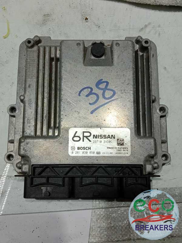 Nissan Note MK2 E12U DCI Acenta Premium 90bph 15 REG Engine Control Unit Ecu 1.5 1461 cc Diesel K9K608 5 Speed Manual 5 Door Estate