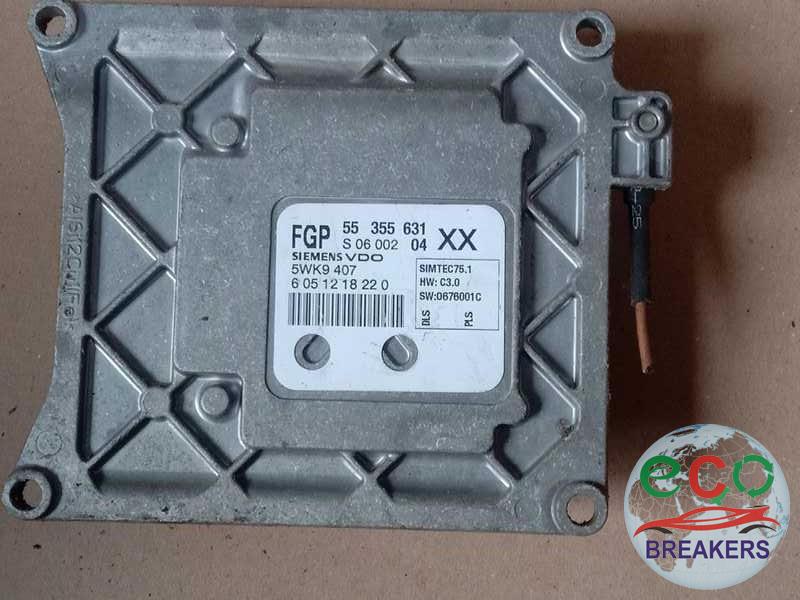 Opel Vauxhall Vectra MK2 VVT EX F68 J05 9JL68 06 REG Engine Control Unit Ecu 1.8 i 1796 cc Petrol Z18XER 5 Speed Manual 5 Door Hatchback