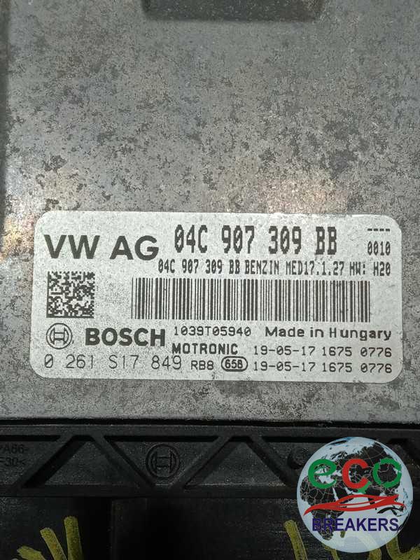 Seat Ibiza MK5 KJZ SE270 67 Reg 73.8bph KJZJR0 MPI SE Engine Control Unit Ecu 1.0 999 cc Petrol CHYB 5 Speed Manual 5 Door Hatchback