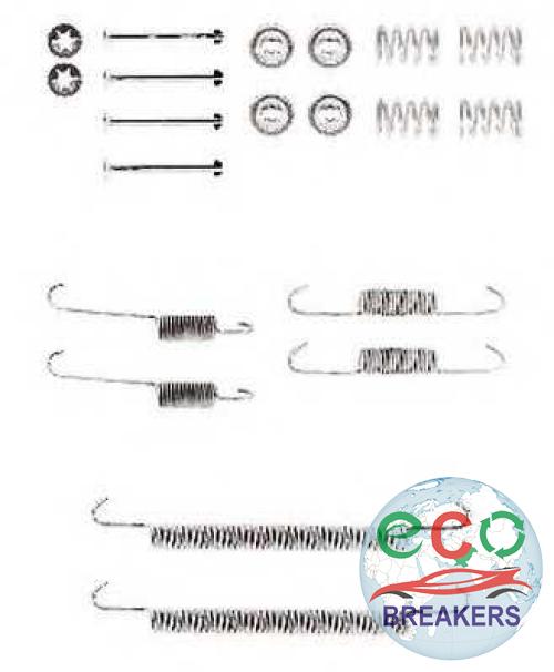 Bmw 3 Series 316i E36 101bph M Reg 0JE80 Brake Pad Fitting Kit Rear / Back 1.6 1596 cc Petrol M43B16 (164E2) M43 B16 ( 164E2 ) 5 Speed Manual 2 Door Coupe