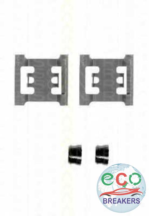 Ford Transit EBL EDL EDS EGL ESL ESS EUS Brake Pad Fitting Kit Front 2.5 2499 cc Diesel 4GA 4GB 4GC 4GD 4GE 4GF Manual Bus