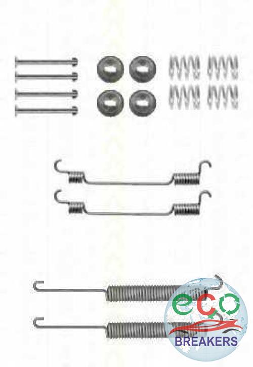 Nissan Terrano MK2 R20 SE PLUS TD 123bph Brake Pad Fitting Kit Rear / Back 2.7 2664 cc Diesel TD27TI 4 Speed Automatic 5 Door Estate