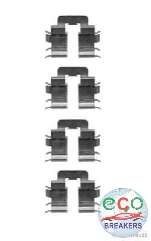 Nissan Micra MK2 K11 93 Brake Pad Fitting Kit Rear / Back 1.3 1275 cc Petrol CG13DE CVT 5 Door Hatchback