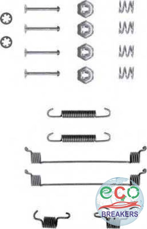 Peugeot 306 ST 7B N3 N5 Brake Pad Fitting Kit Rear / Back 1.8 1761 cc Petrol LFZ (XU7JP) LFZ ( XU7JP ) Manual Saloon