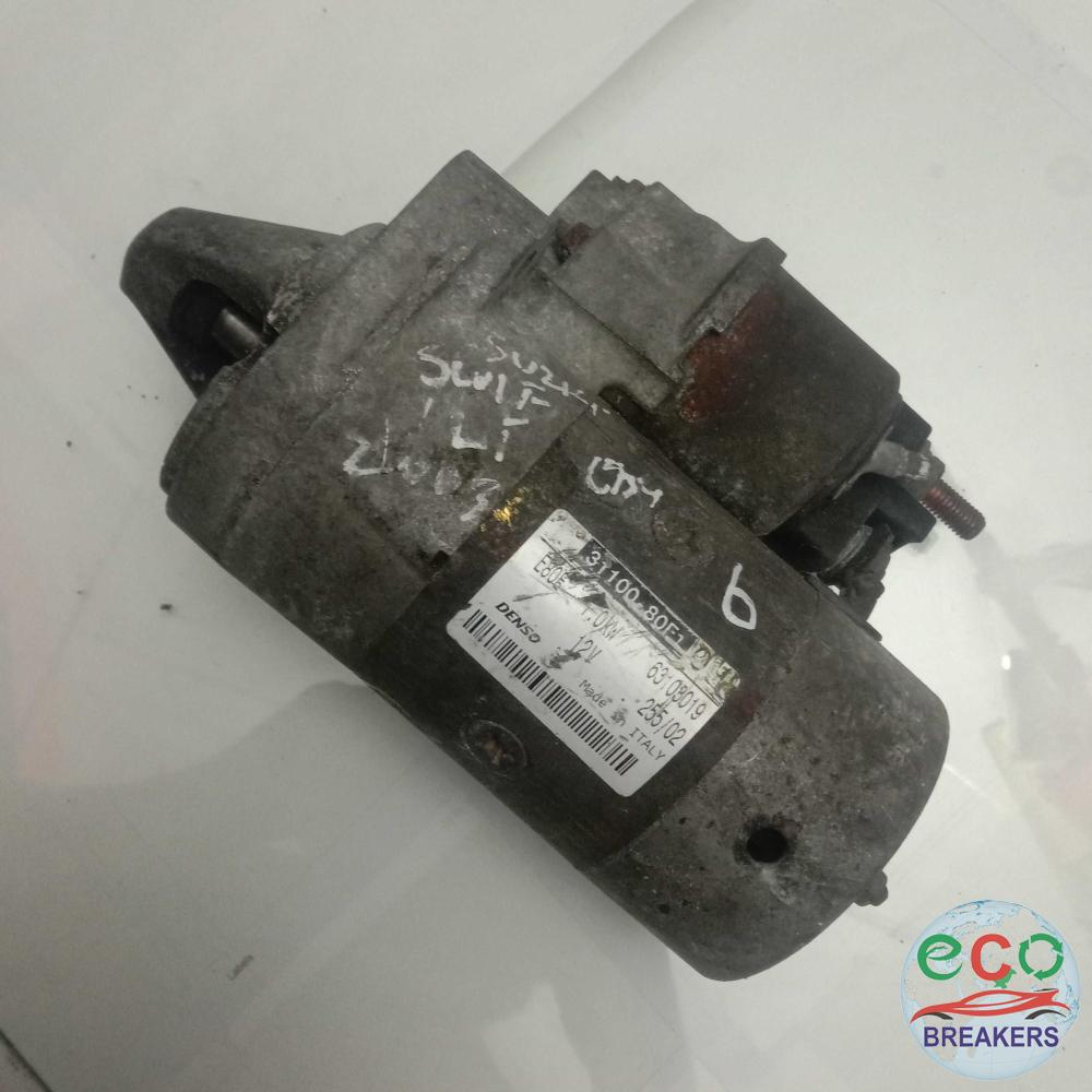 Suzuki Alto MK4 FB11 Starter Motor Assembly 1.0 i 0993 cc Petrol G10B 5 Speed Manual 5 Door Hatchback