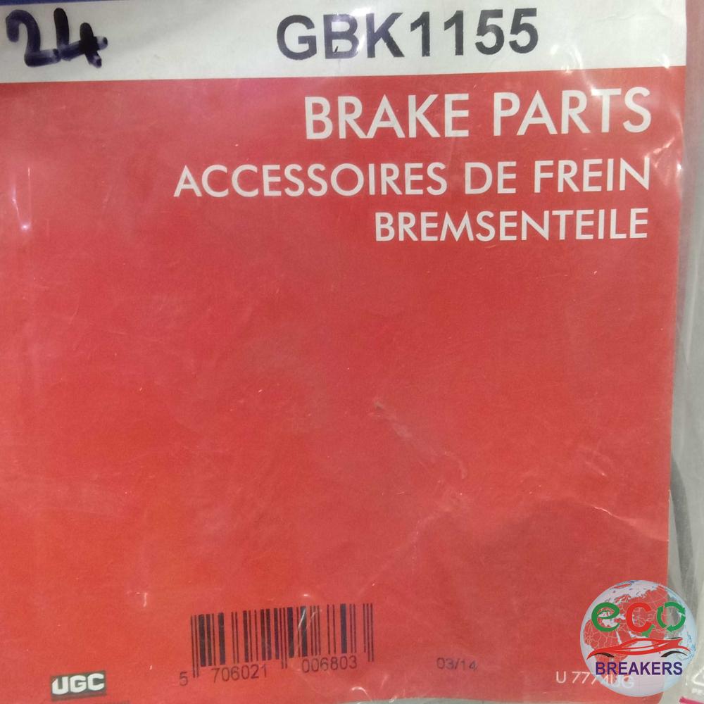 Toyota Auris MK1 ZRE151 TR Valvematic 59 REG 132bph FE12 Brake Pad Fitting Kit Rear / Back 1.6 1598 cc Petrol 1ZR-FAE 1ZRFAE 6 Speed Manual 5 Door Hatchback