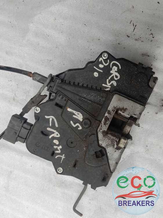 Opel Vauxhall Corsa D MK3 LIMITED EDITION FL 4400 61 Reg 83bph 0SDL68 9AP68 Door Catch Centre Lock Mechanism Solenoid LEFT PASSENGER NEAR SIDE FRONT NSF 1.2 i 1229 Petrol A12XER (LDC ) A 12 XER ( LDC ) 5 Speed Manual 5 Door Hatchback