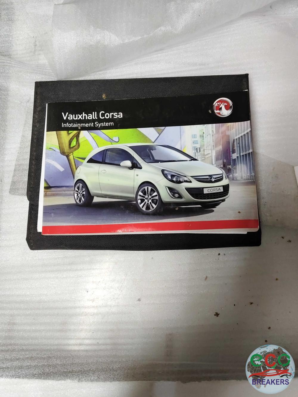 Opel Vauxhall Corsa D MK3 L08D4 ENERGY AC FL 63 REG 83bph Owners Manual Wallet Handbook 1.2 1229 cc Petrol A12XER 5 Speed Manual 3 Door Hatchback