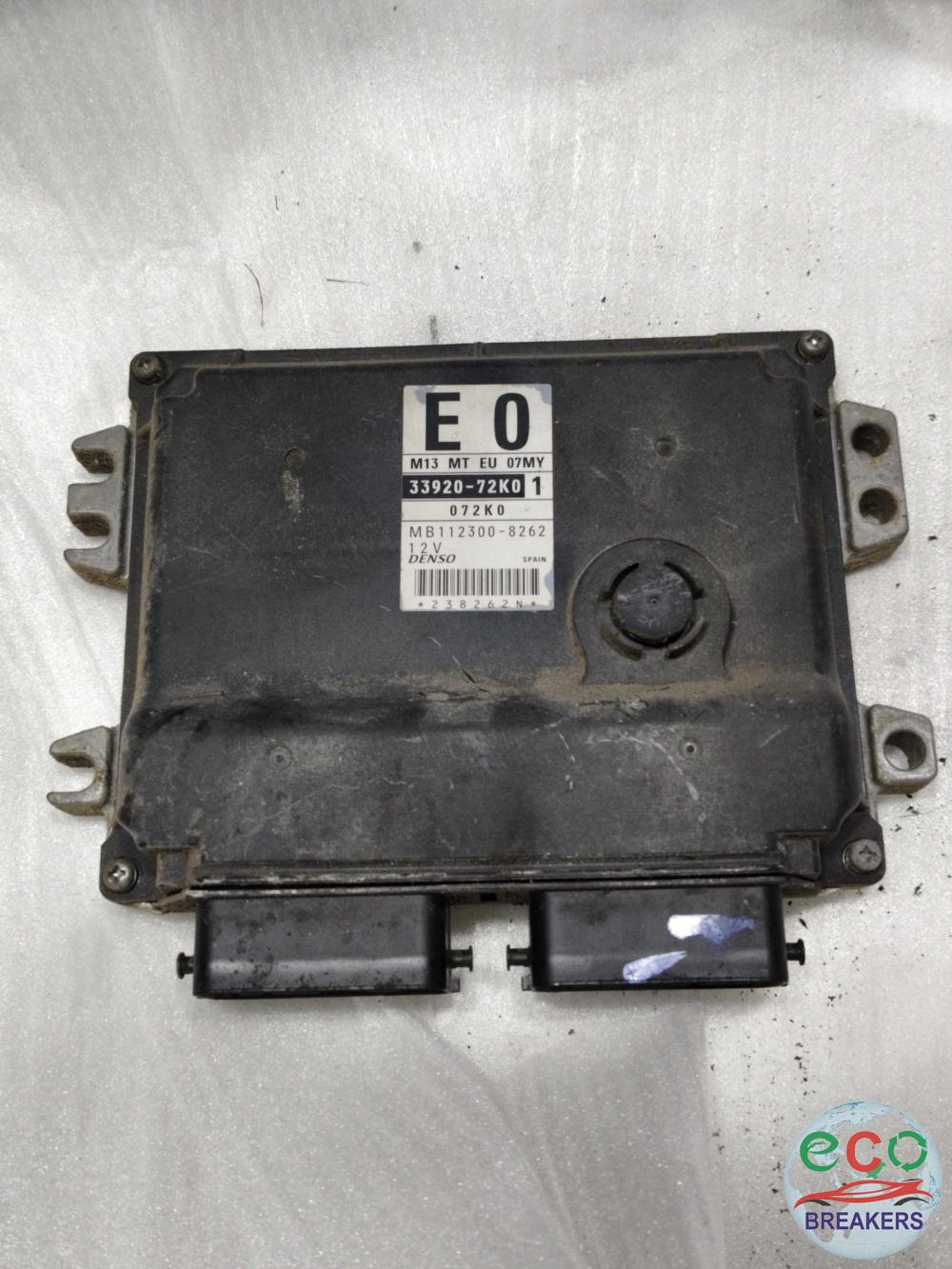 Suzuki Swift MK2 RS413 09 REG GL ZA11S Engine Control Unit Ecu 1.3 1328 cc Petrol M13A 5 Speed Manual 3 Door Hatchback
