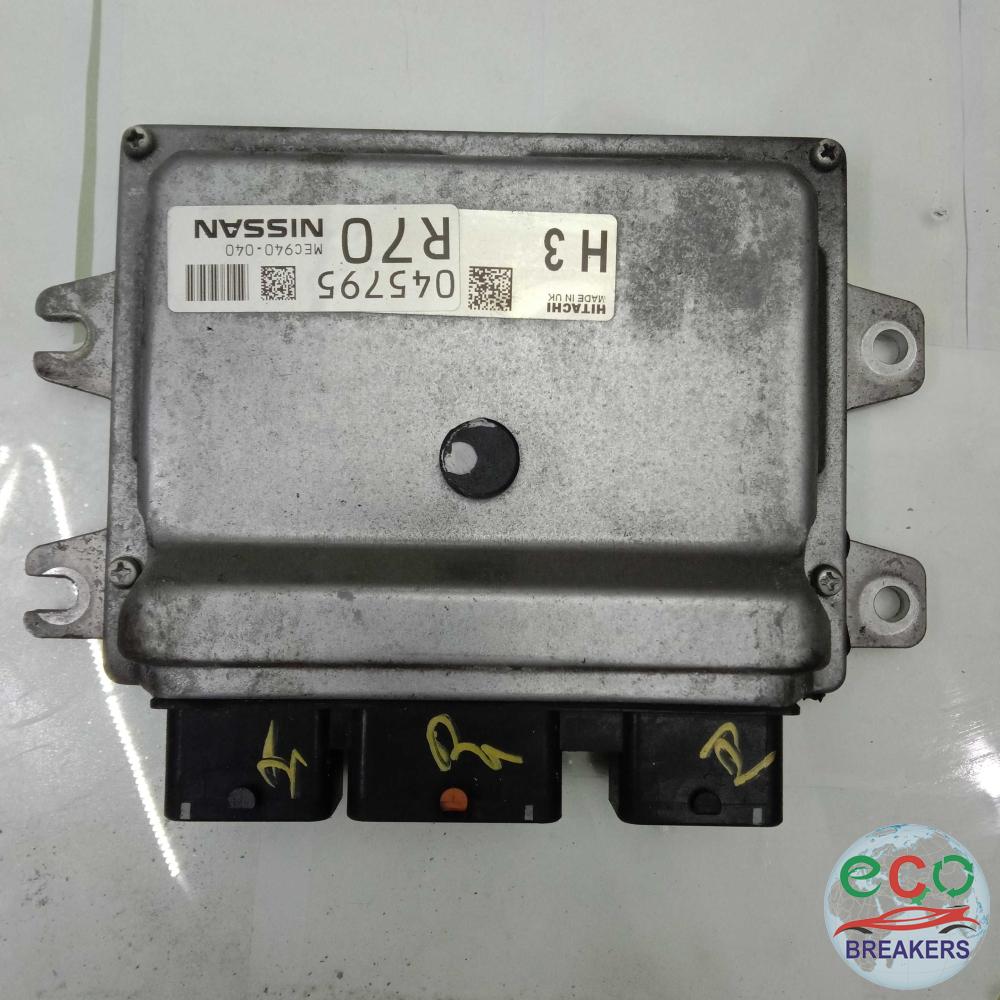 Nissan Juke MK1 Tekna BAF15U 63 REG 117bph Engine Control Unit Ecu 1.6 i 1598 cc Petrol HR16DE CVT 5 Door Hatchback