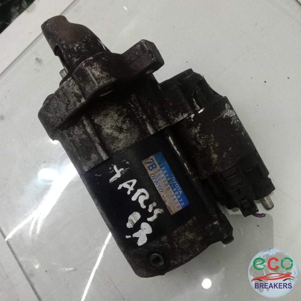 Toyota Yaris MK2 KSP90R T2 VVT-I 58 REG 68.4bph FB18 Starter Motor Assembly 1.0 i 998 cc Petrol 1KR-FE / 1KRFE 5 Speed Manual 3 Door Hatchback