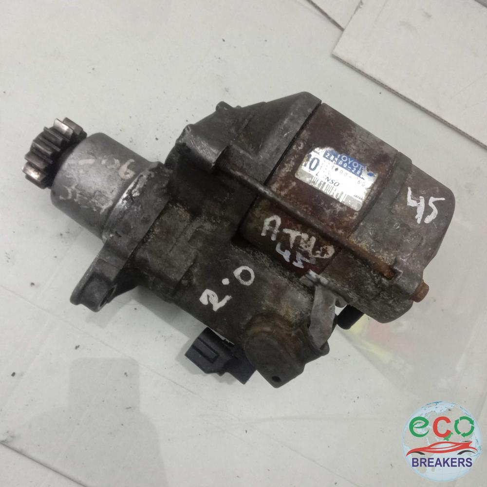 Toyota RAV4 MK1 SXA11 GX V REG 126bph Starter Motor Assembly 2.0 1998 cc Petrol 3SFE 3S-FE 4 Speed Automatic 5 Door Estate