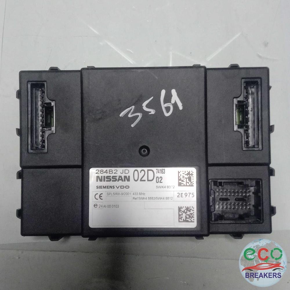 Nissan Qashqai MK1 AJ10U VISIA 113bph 07 Reg Bcm Body Control Unit Ecu 1.6 i 1598 cc Petrol HR16DE 5 Speed Manual 5 Door Hatchback