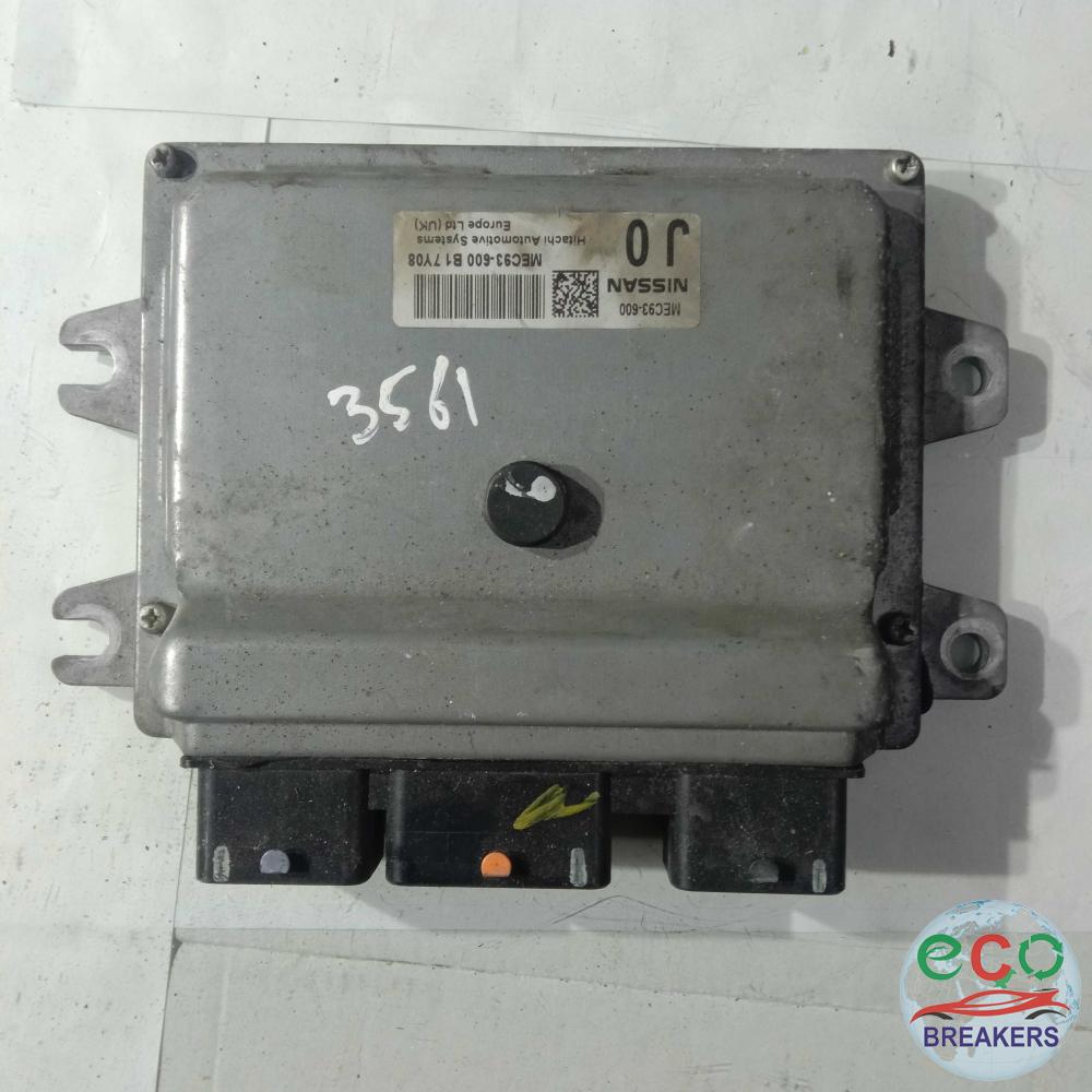 Nissan Qashqai MK1 AJ10U VISIA 113bph 07 Reg Engine Control Unit Ecu 1.6 i 1598 cc Petrol HR16DE 5 Speed Manual 5 Door Hatchback