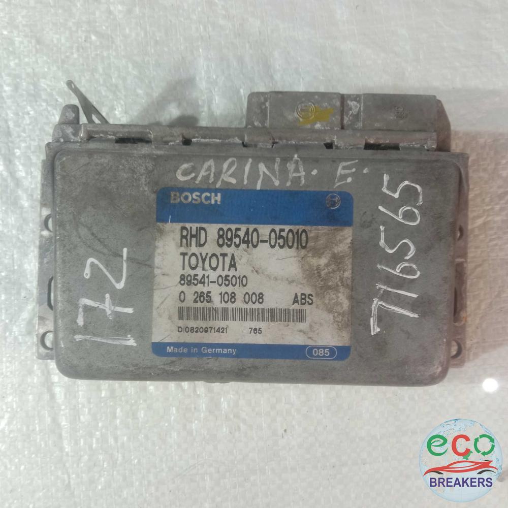 Toyota Carina E AT191 MK6 CD P Reg BK10E 115bph Skid Control Relay ECU Module 1.8 i 1762 cc Petrol 7AFE / 7A-FE 5 Speed Manual 5 Door Hatchback