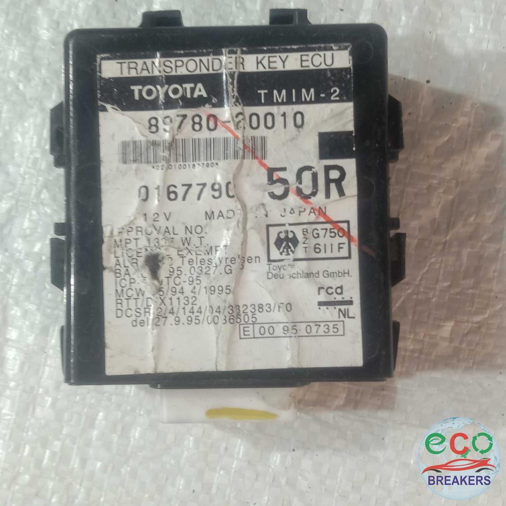 Toyota Carina E AT191 MK6 CD P Reg BK10E 115bph Transponder Ecu 1.8 i 1762 cc Petrol 7AFE / 7A-FE 5 Speed Manual 5 Door Hatchback