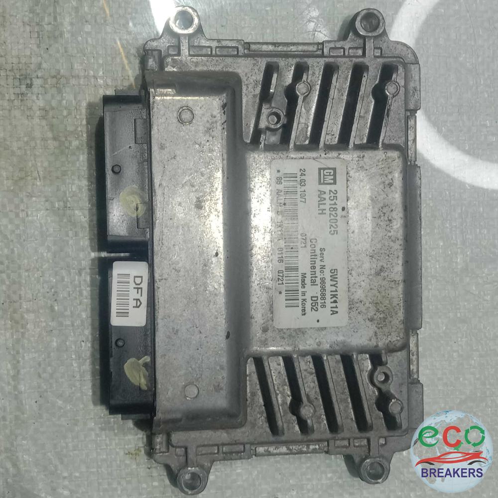 Chevrolet Spark MK1 M300 MF48 LS 60 REG 67bph Engine Control Unit Ecu 1.0 i 995 cc Petrol B10D1 5 Speed Manual 5 Door Hatchback