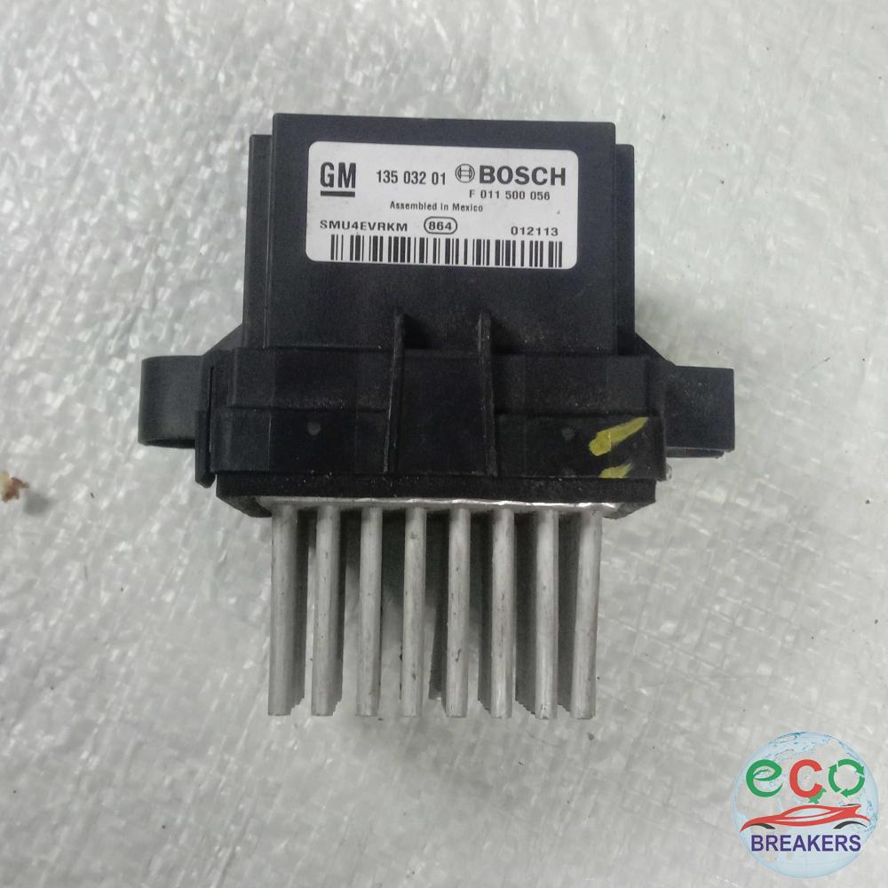 Opel Vauxhall Astra J MK6 SRI PF6ED 62 REG 113bph Heater Blower Motor Resistor Card 1.6 1598 cc Petrol A16XER 5 Speed Manual 5 Door Hatchback