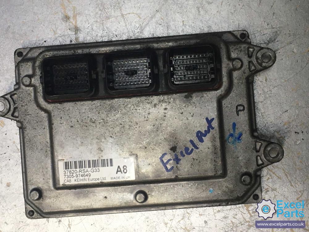 Honda Civic MK8 FN13 Engine Control Unit Ecu 1.8 i 1799 cc Petrol R18A2 6 Speed Manual 3 Door Hatchback