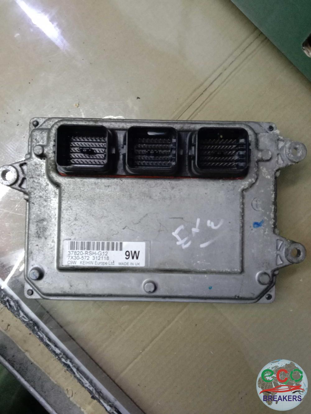 Honda Engine Control Unit Ecu 1.4 i 1399 cc Petrol L13A7 6 Speed Manual 5 Door Hatchback