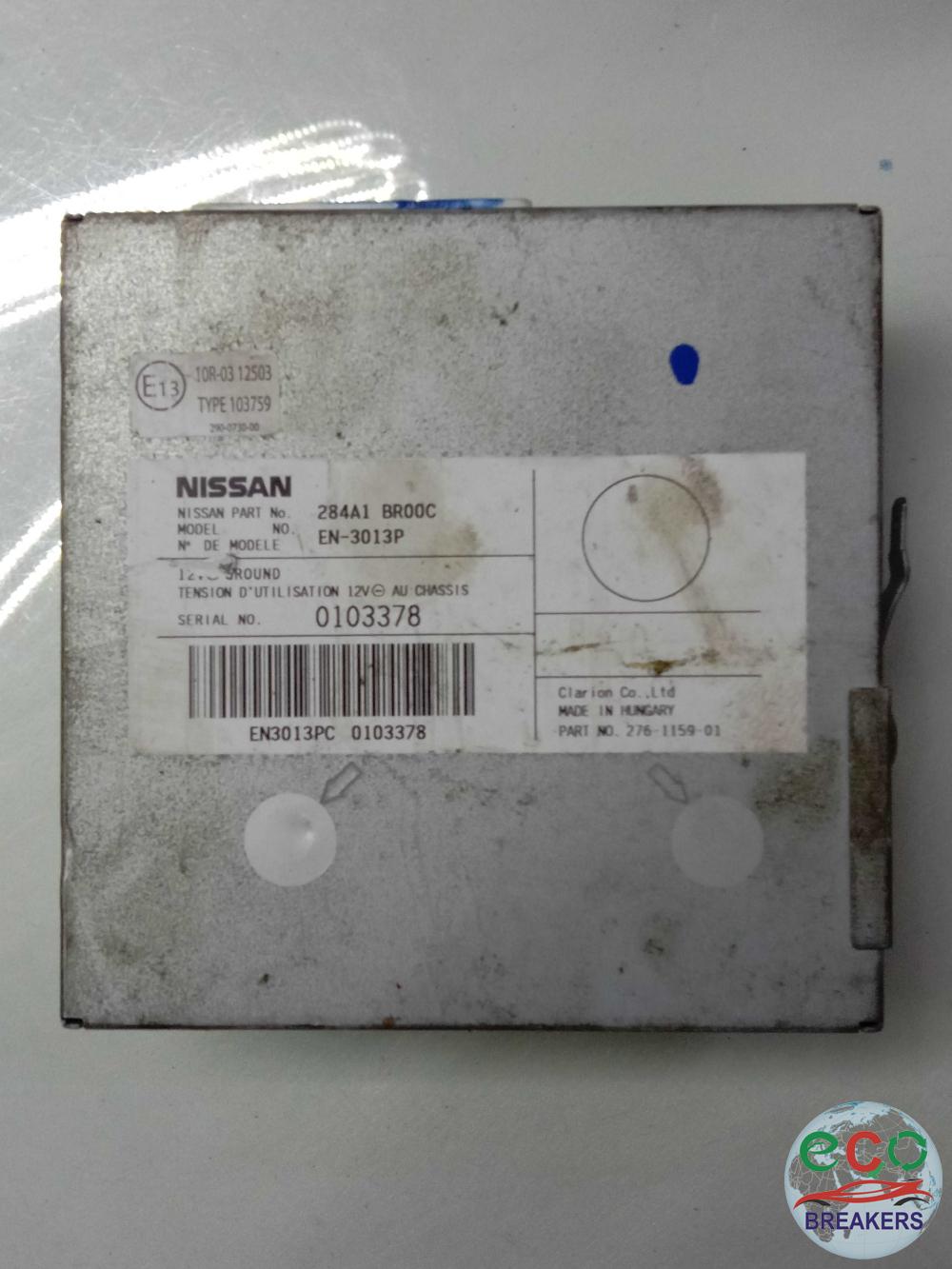 Nissan Qashqai MK1 J10 ACENTA 60 REG 117bph Camera Control Module ECU 1.6 i 1598 cc Petrol HR16DE 5 Speed Manual 5 Door Hatchback