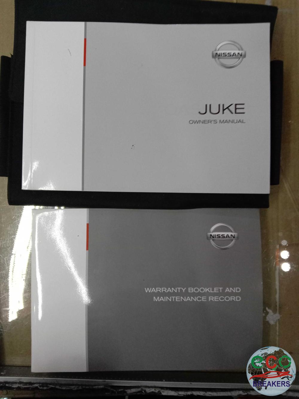 Nissan Juke MK1 F15U72 TEKNA DIG-T 66 Reg 115bph Owners Manual Wallet Handbook 1.2 i 1197 cc Petrol HRA2DDT 6 Speed Manual 5 Door Hatchback