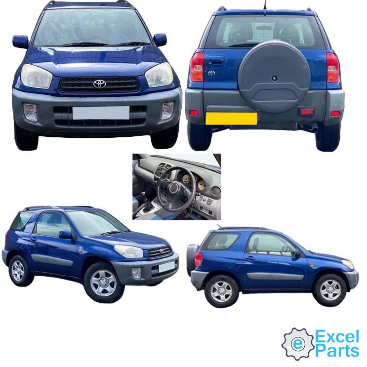 Toyota RAV4 MK2 ZCA25R FC14 NV VVT-I Y REG 123bph Gearbox 1.8 i 1794 cc Petrol 1ZZ-FE 1ZZFE 2000 - 2003 5 Speed Manual 3 Door Fd Estate